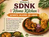 A flyer for SDNK kitchen